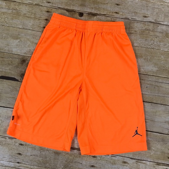 jordan shorts orange